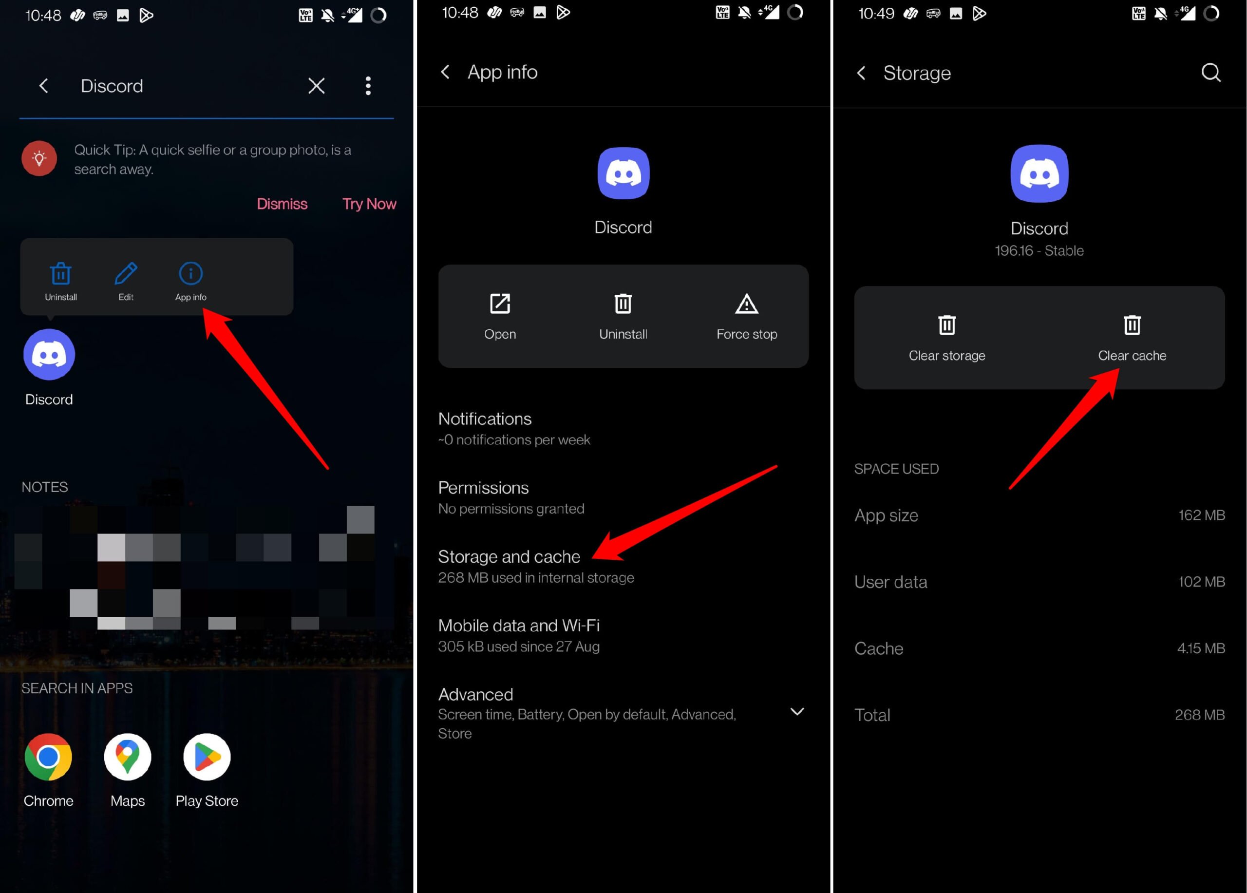 clear cache of Discord app scaled