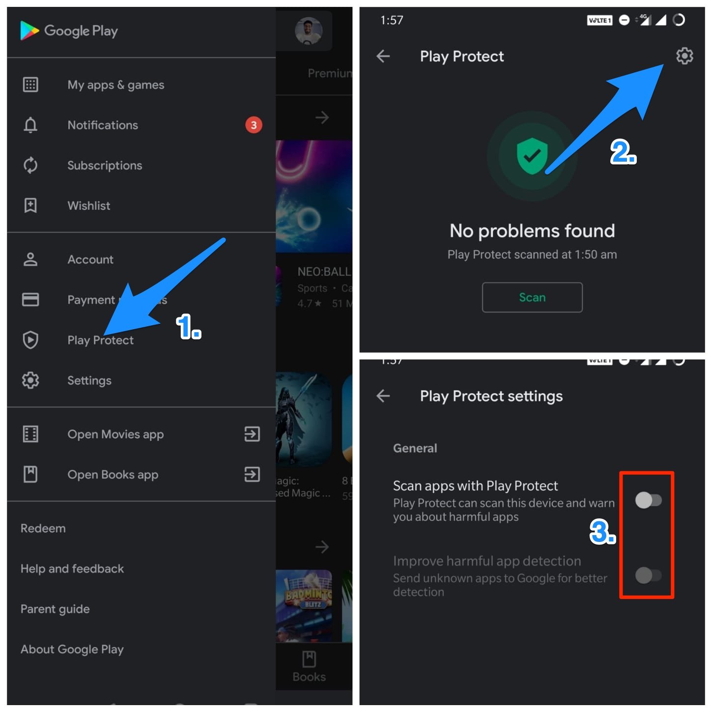 Disable Play Protect