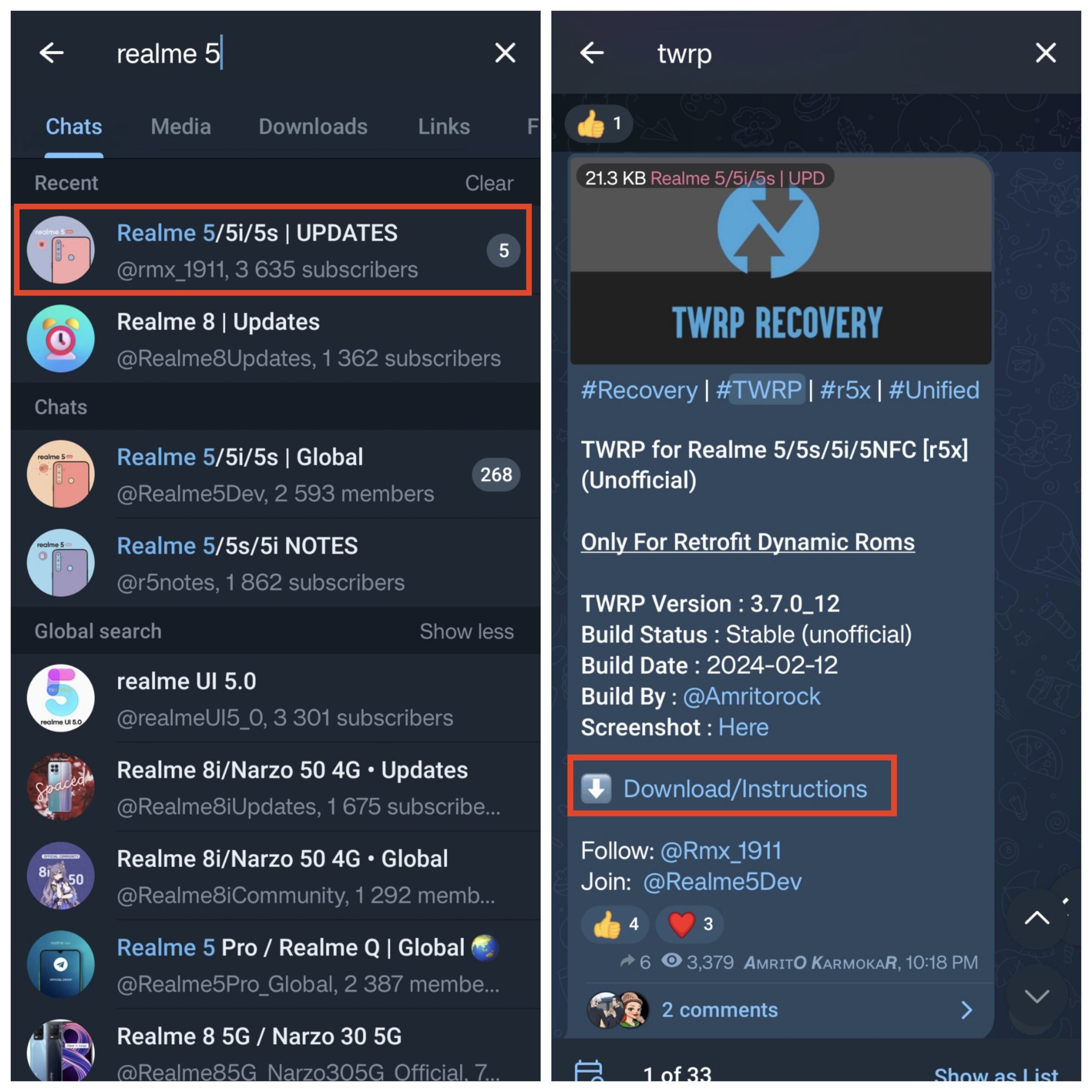 download twrp unofficial