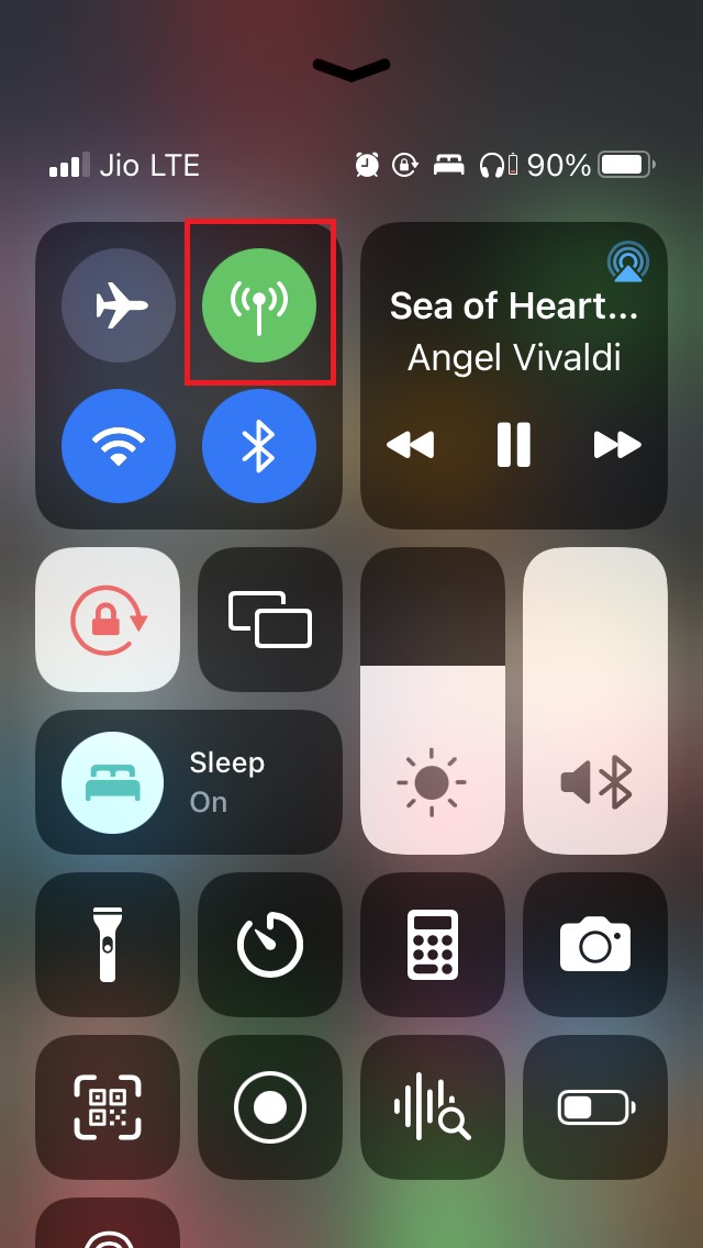 enable cellular data