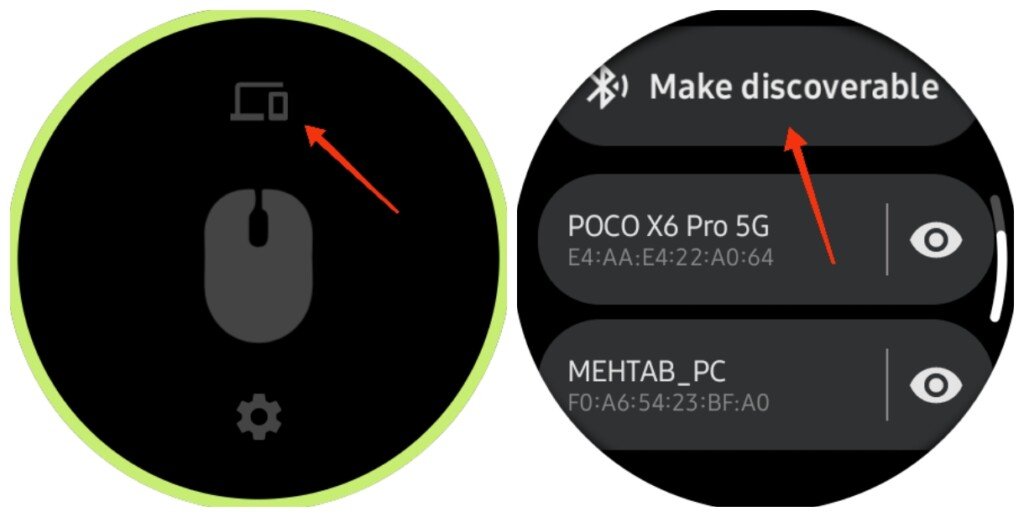 make your watch discoverable