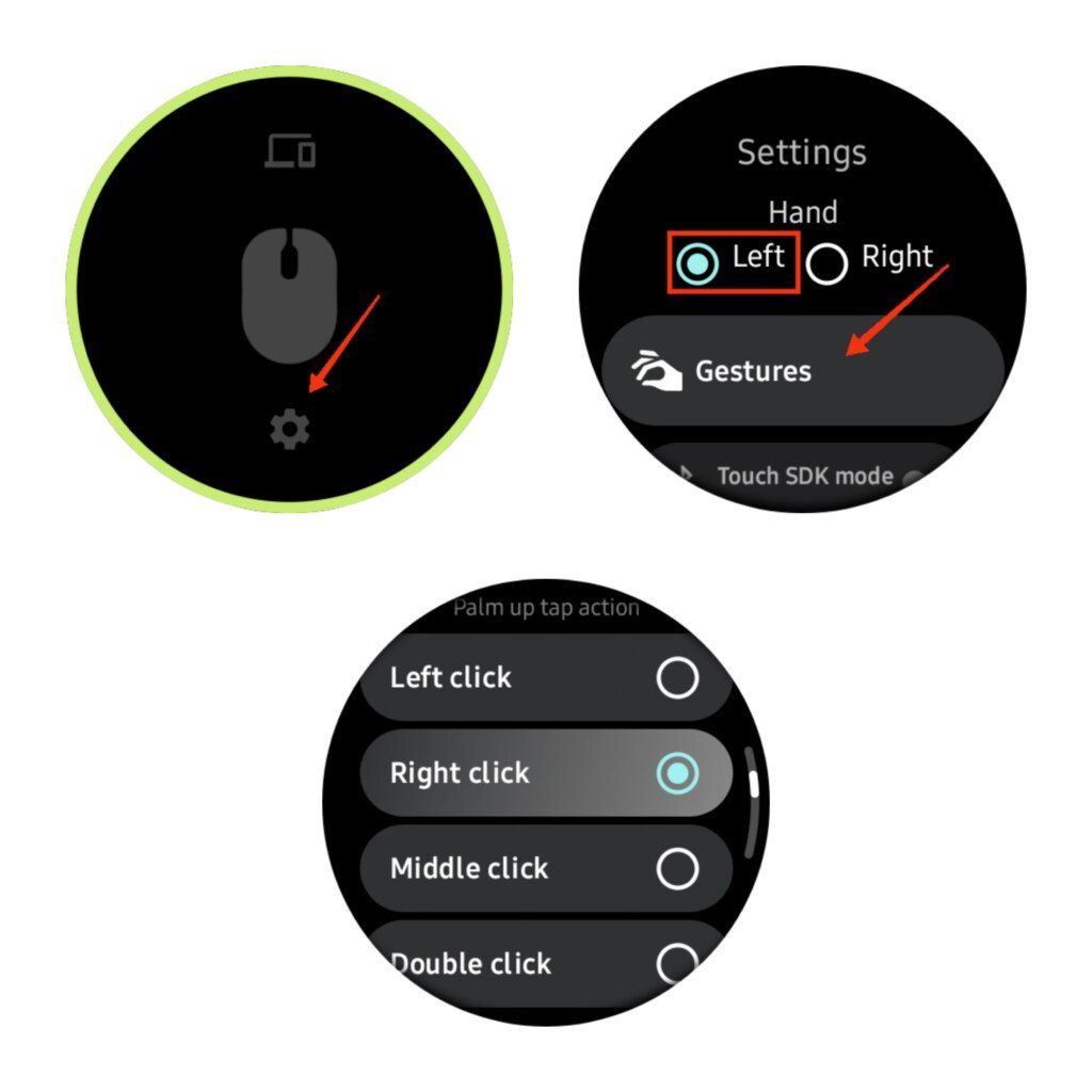 go to settings and customize the gesture actions > right click
