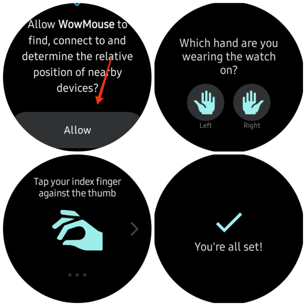 allow WowMouse permissions and complete the setup