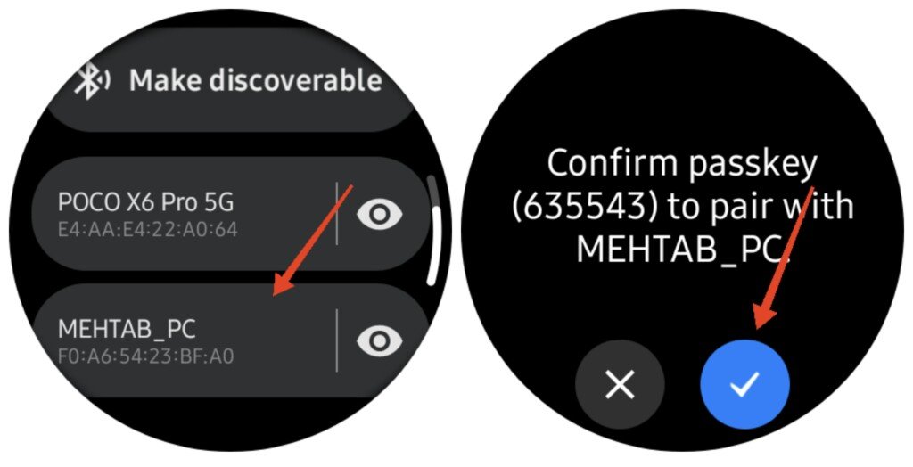 check the option to confirm connecting to your PC