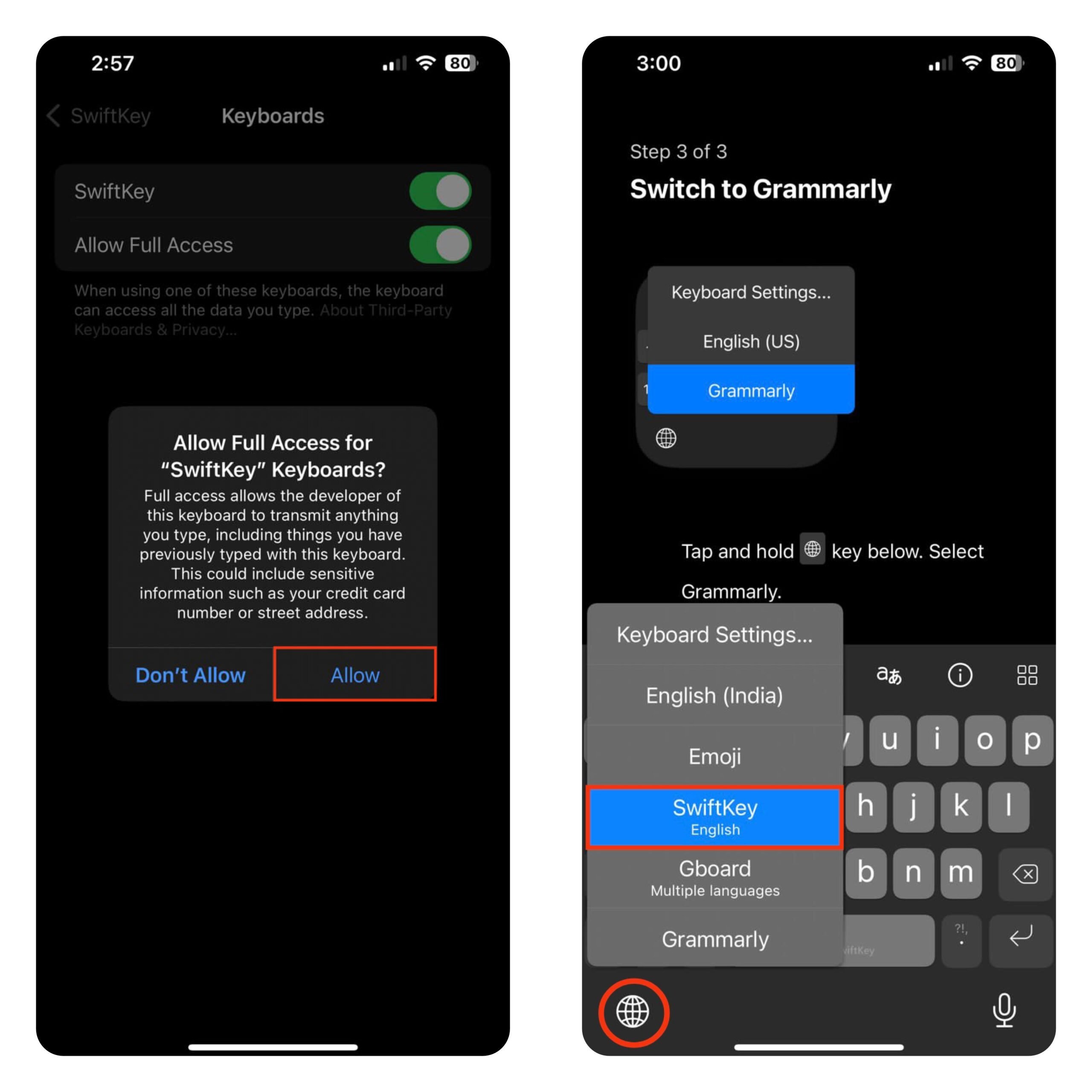 select SwiftKey