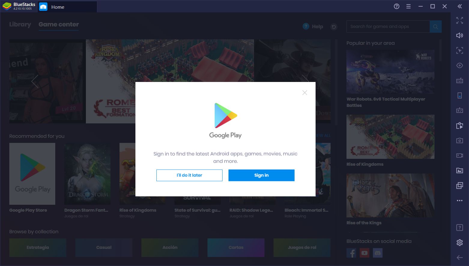 Sign in Google Account
