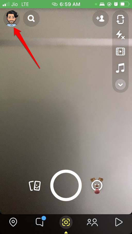 tap on Bitmoji