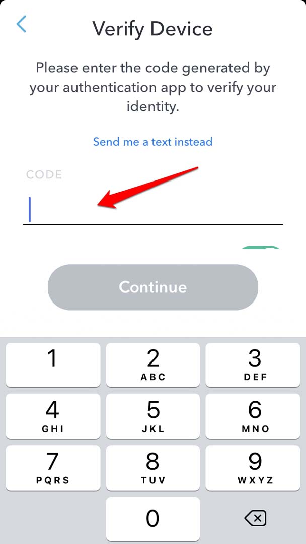 verify device for two factor authentication