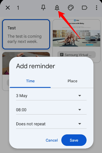 Add reminder