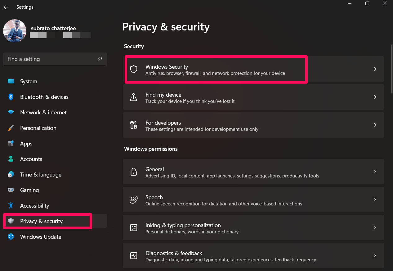 Disable Real-Time Protection