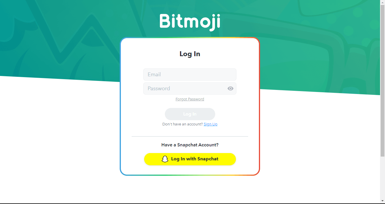 Log in to the Account