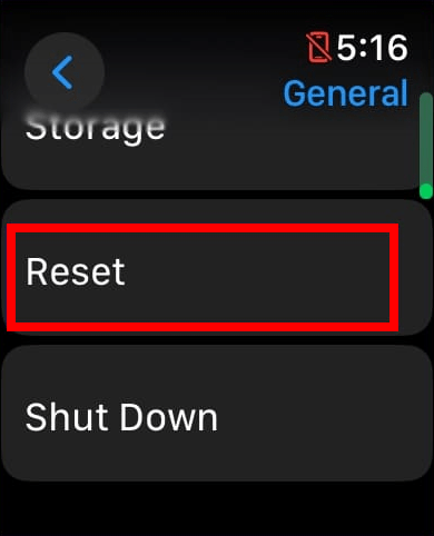 Scroll to the bottom and tap Reset.