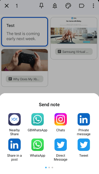 Share the Notes