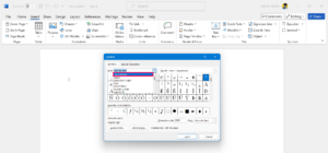 Choose normal text from Fonts section