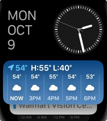 Tap and hold the Smart Stack on the display.