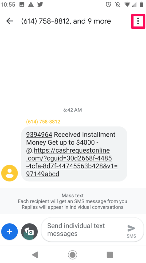 Block The Number